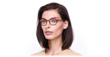 Lunettes de vue femme MAGIC 196 rouge - Vue de face