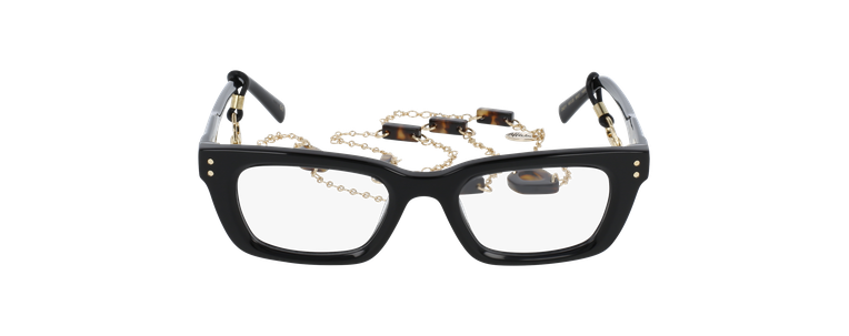 Lunettes de vue femme CARACTÈRES CRÉATIVE noir - Vue de face