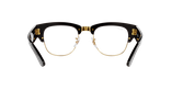 Lunettes de vue MEGA CLUBMASTER RX0316V noir/dorée - Vue de face