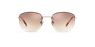 LUNETTES DE SOLEIL femme JENNA marron/doré