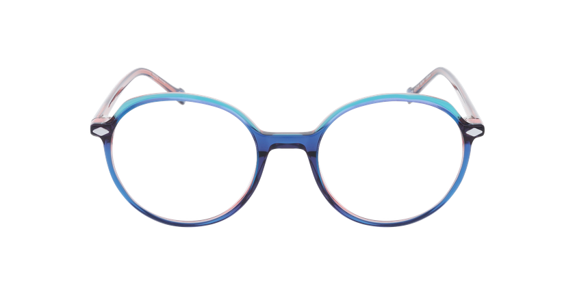 Lunettes de vue femme MAGIC278 bleu - Vue de face