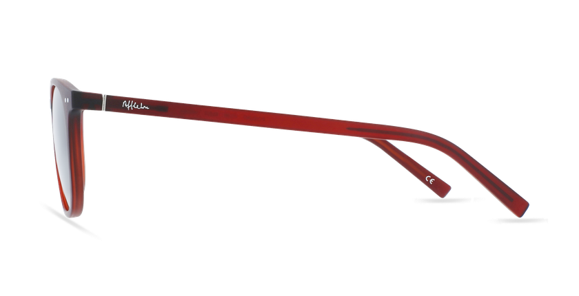 Lunettes de vue FORTY solaire Bordeaux +1.00 rouge - Vue de côté