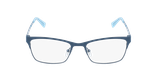 Lunettes de vue femme RZERO9 bleu - Vue de face
