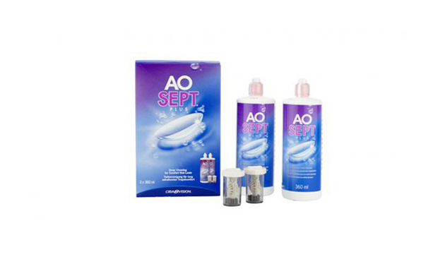 Aosept Plus 2x360ml - Vue de face