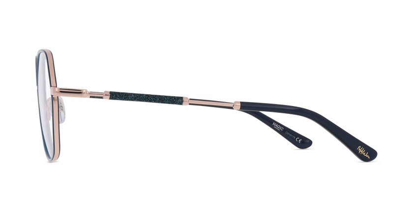 Lunettes de vue femme MAGIC252 bleu - Vue de face