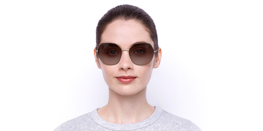 LUNETTES DE SOLEIL femme SABINA marron/noir