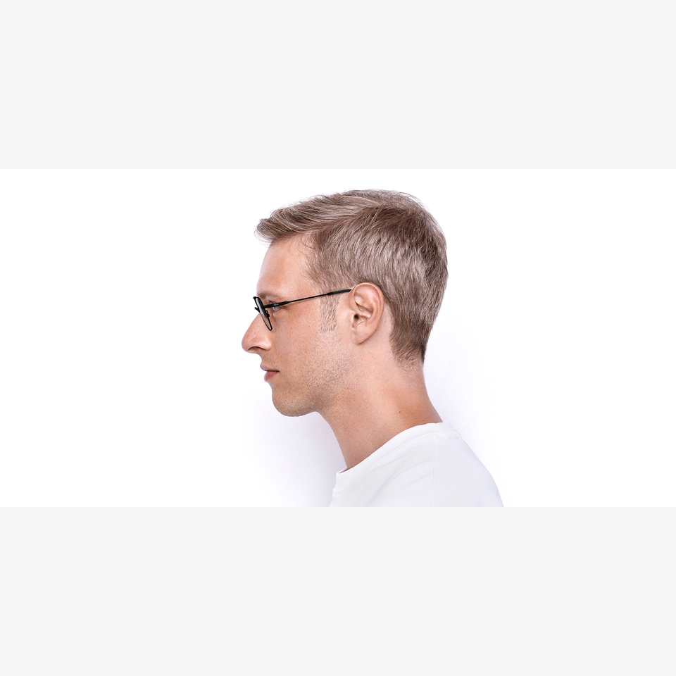 Lunettes de soleil CERVIN noir - Vue de face