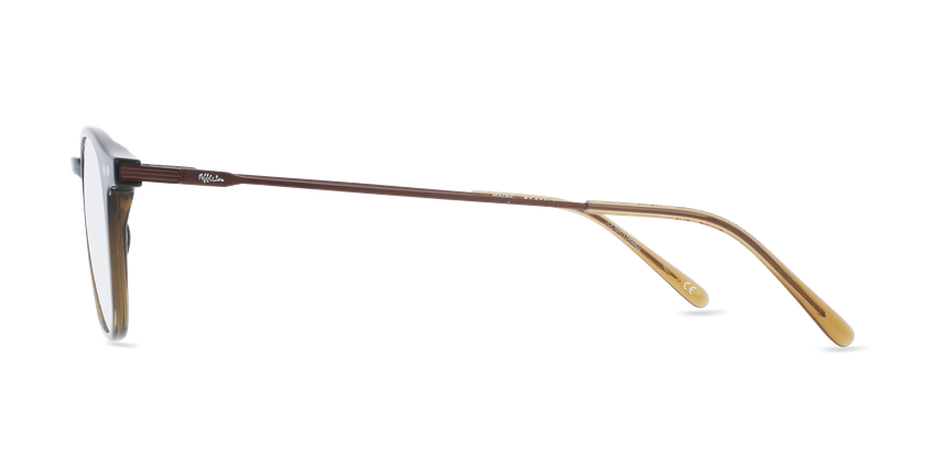 Lunettes de vue homme MAGIC 141 marron/vert - Vue de face