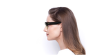 Lunettes de vue MEGA CLUBMASTER RX0316V noir/dorée - Vue de face