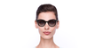 LUNETTES DE SOLEIL femme SK0354 noir - Vue de face