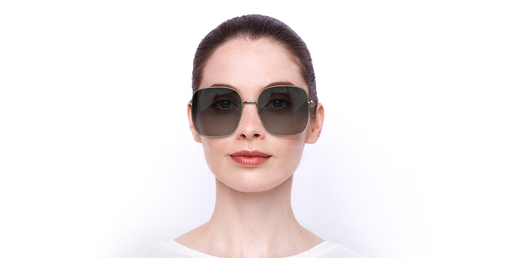 LUNETTES DE SOLEIL femme GG0879S doré/gris