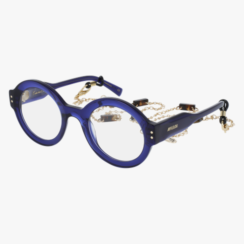 Lunettes de vue femme CARACTÈRES PERSPICACE bleu
