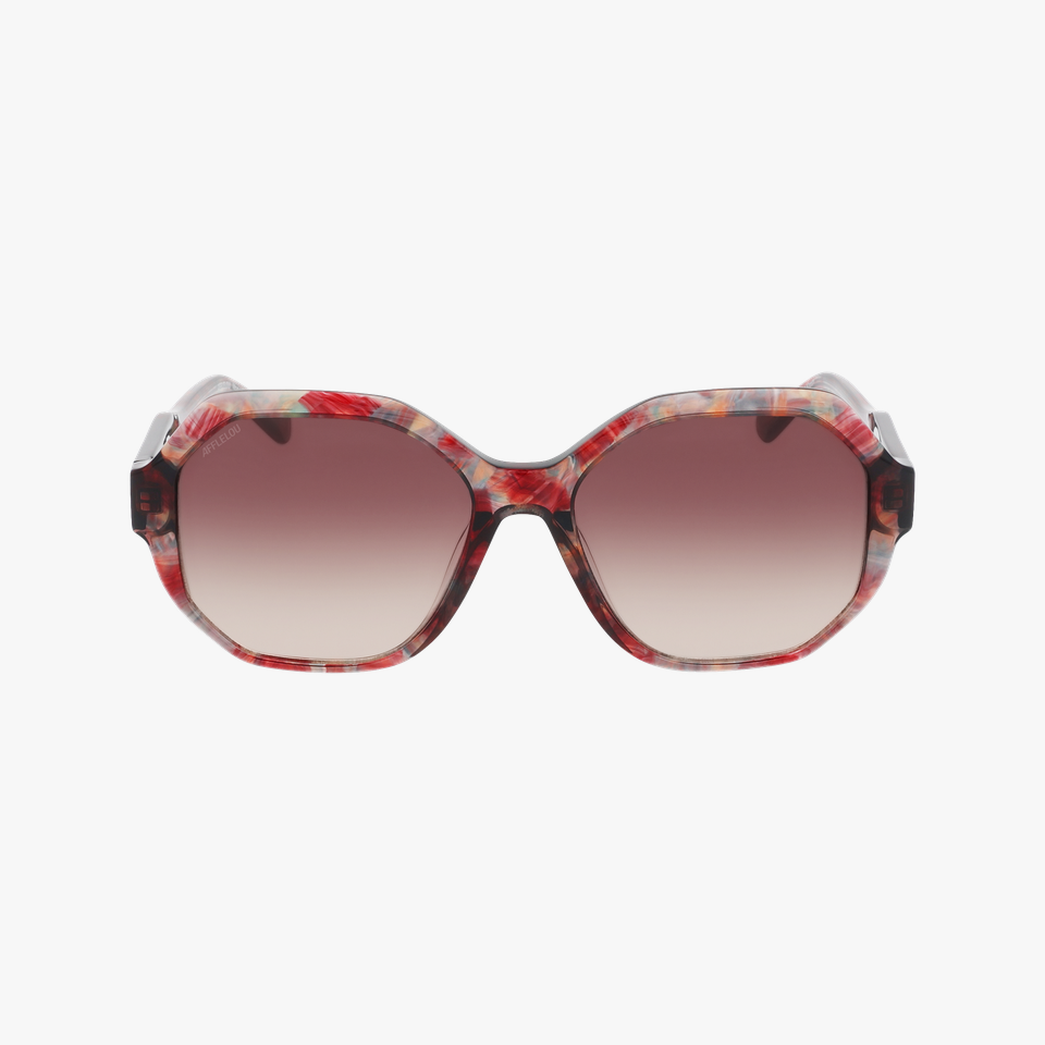 Lunettes de soleil femme MODENA écaille/rose - Vue de face
