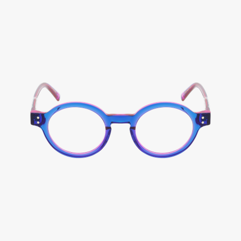 Lunettes de vue femme CARACTÈRES POÉTIQUE bleu