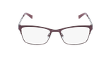 Lunettes de vue femme RZERO9 rouge - Vue de face