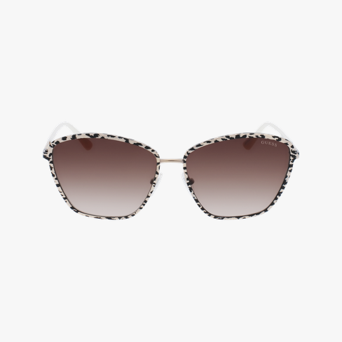 Lunettes de soleil femme GU7848 dorée Vue de face