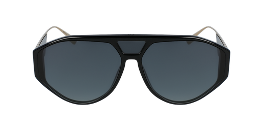 LUNETTES DE SOLEIL femme DIORCLAN1 noir/bleu Vue de face