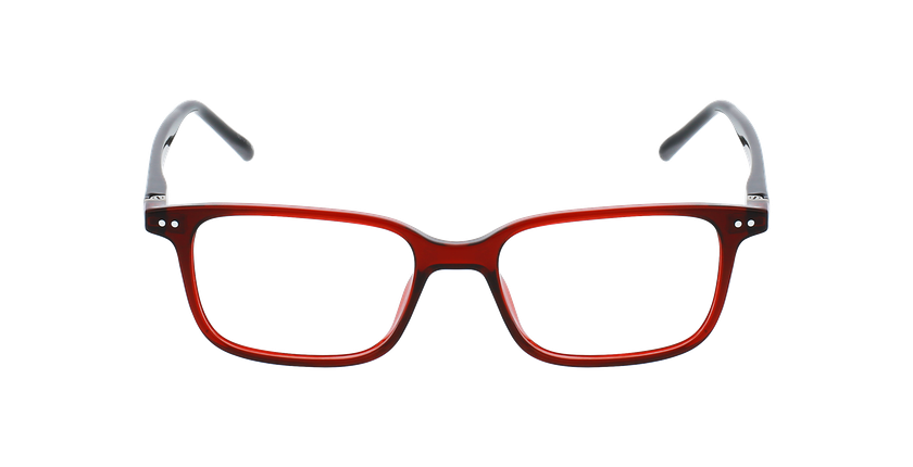 LUNETTES DE VUE enfant MARCUS rouge/noir - Vue de face