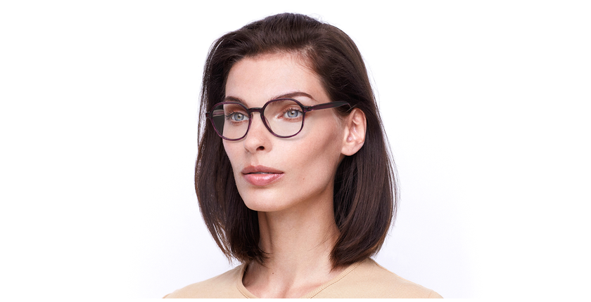 LUNETTES DE VUE femme RZERO37 violet - Vue de face