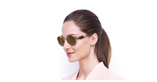 LUNETTES DE SOLEIL femme CE167S doré - vue de 3/4