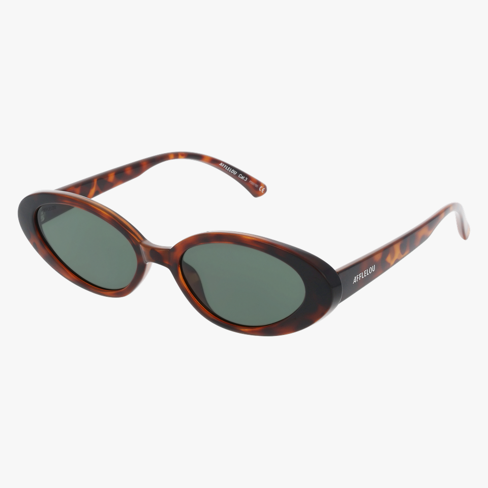 Lunettes de soleil femme INDIA écaille - Vue de face