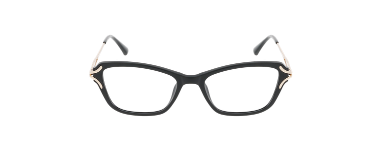 Lunettes de vue femme ELISE noir - Vue de face