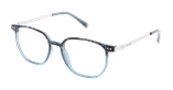 Lunettes de vue homme DARIUS bleu/argenté - Vue de face