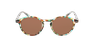 Lunettes de soleil enfant LIO écaille/vert