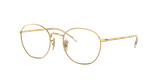 Lunettes de vue 0RX6472 dorée - Vue de face