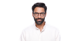 Lunettes de vue homme MAGIC272 bleu - Vue de face