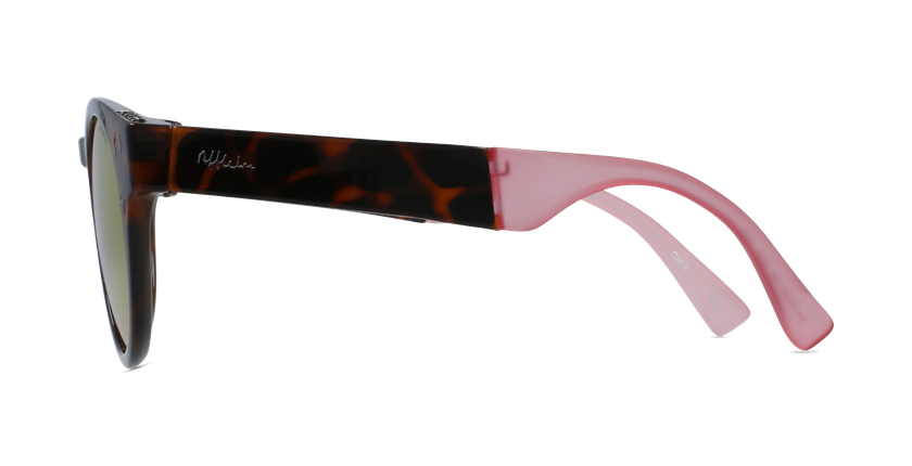 LUNETTES DE SOLEIL femme SLALOM écaille/rose - Vue de côté