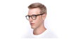 LUNETTES DE VUE homme RZERO14 écaille - vue de 3/4