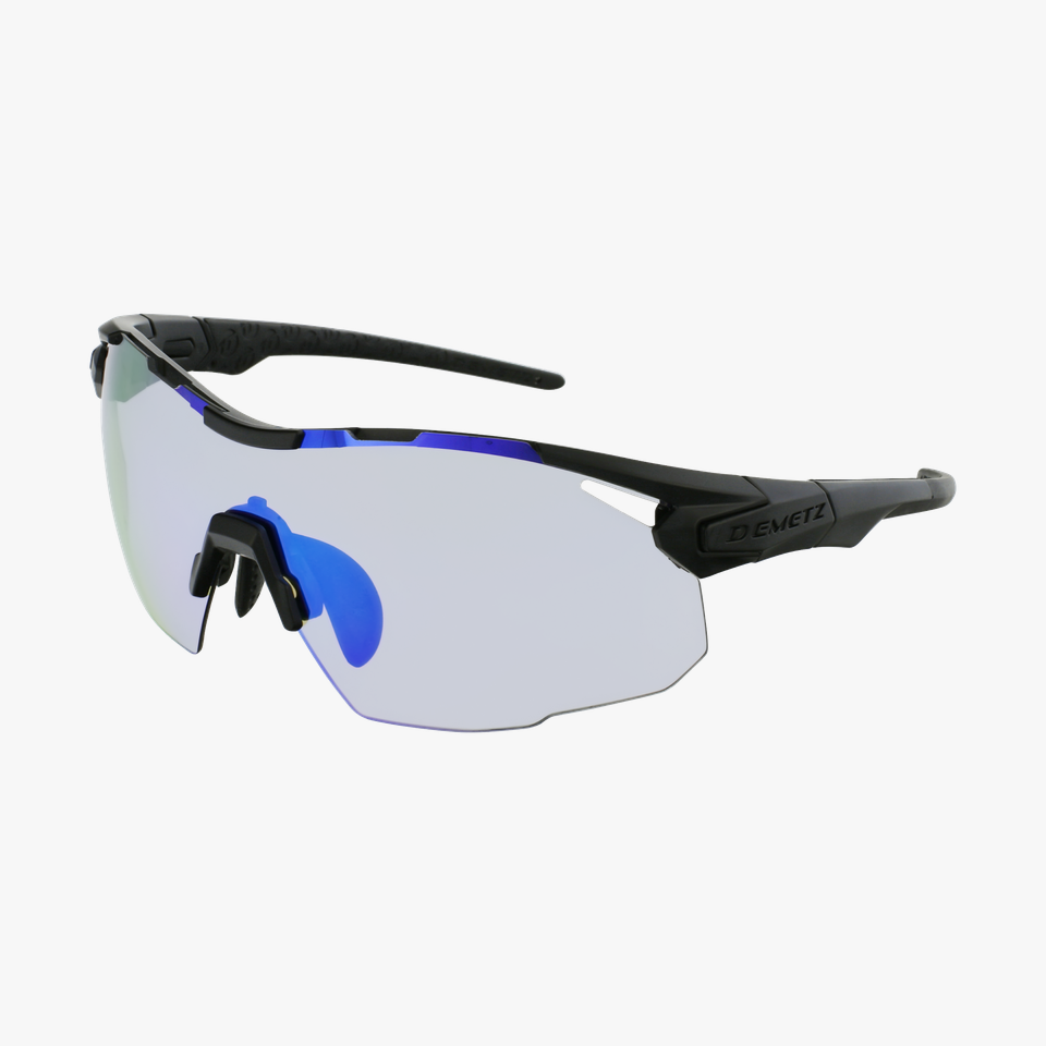 Lunettes de soleil homme TRAIL noir - Vue de 3/4