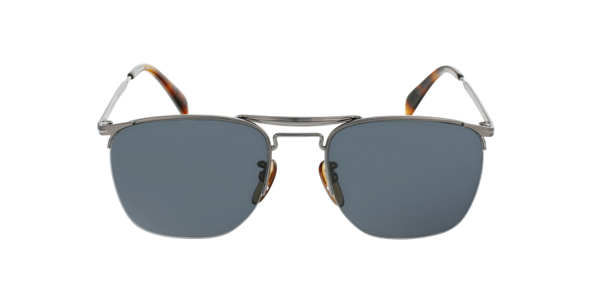LUNETTES DE SOLEIL homme DB 1001/S argenté - Vue de face