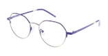 Lunettes de vue femme MAGIC 150 violet/dorée - Vue de face