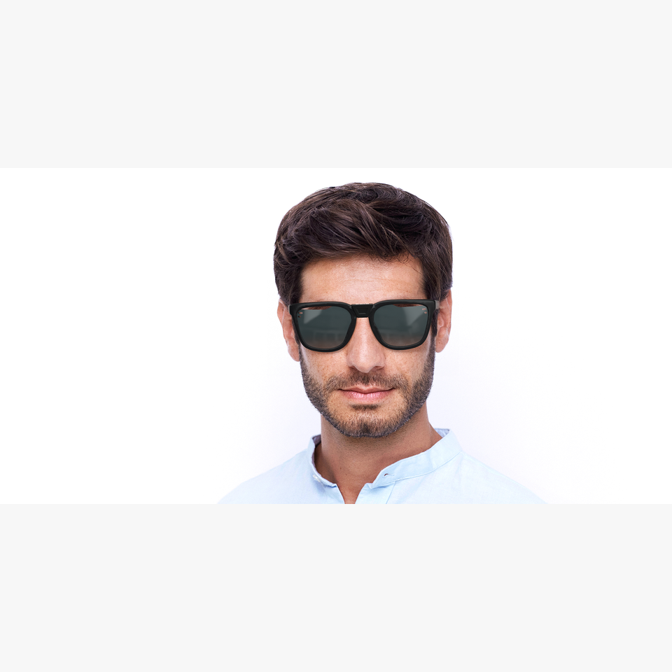 Lunettes de soleil homme DIORB24.1 noir - Vue de face