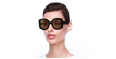 LUNETTES DE SOLEIL femme GG1257S écaille - Vue de face