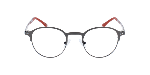 LUNETTES DE VUE homme MAGIC 127 CARBONE gris/rouge carbonVue de face