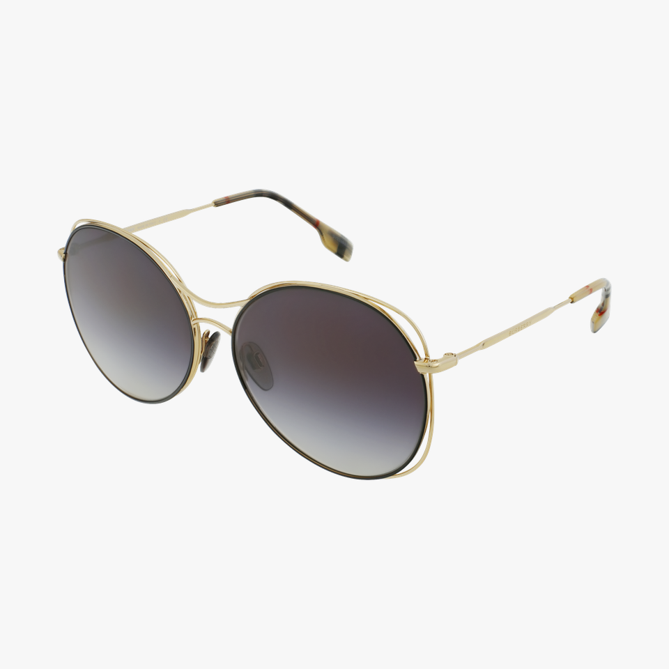 Lunettes de soleil femme 0BE3105 dorée - Vue de 3/4
