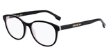 Lunettes de vue femme DIORETOILE1 noir/rose - Vue de 3/4