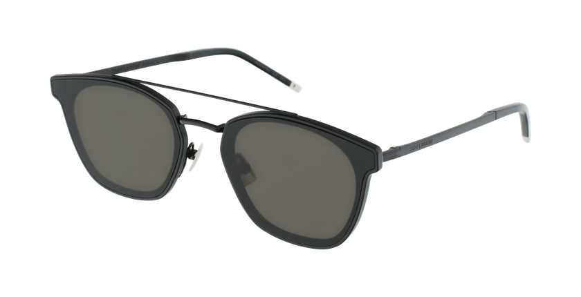 LUNETTES DE SOLEIL SL 28 METAL noir - vue de 3/4