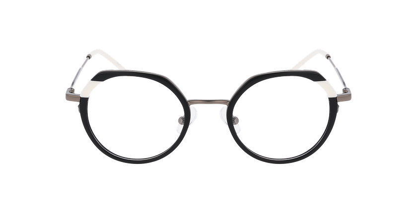 Lunettes de vue femme MAGIC223 noir/blanc - Vue de face