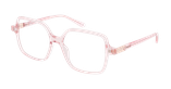 Lunettes de vue femme JOHANA rose - Vue de face
