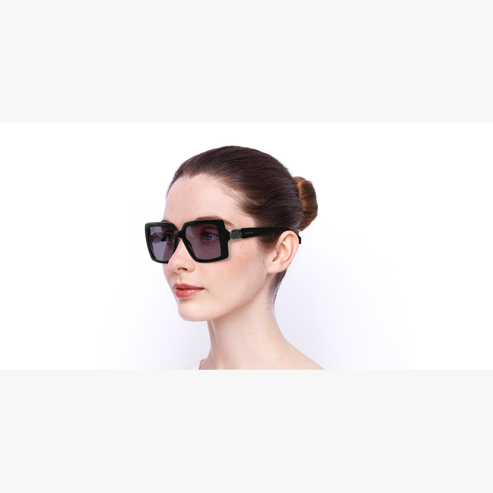 Lunettes de soleil femme SK0351 noir - Vue de 3/4