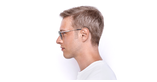 Lunettes de vue homme L2284E bleu - Vue de face
