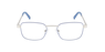 Lunettes de vue homme ERWAN argenté/bleu