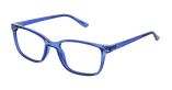 Lunettes de vue enfant RZERO24 bleu cristal/noir - Vue de face