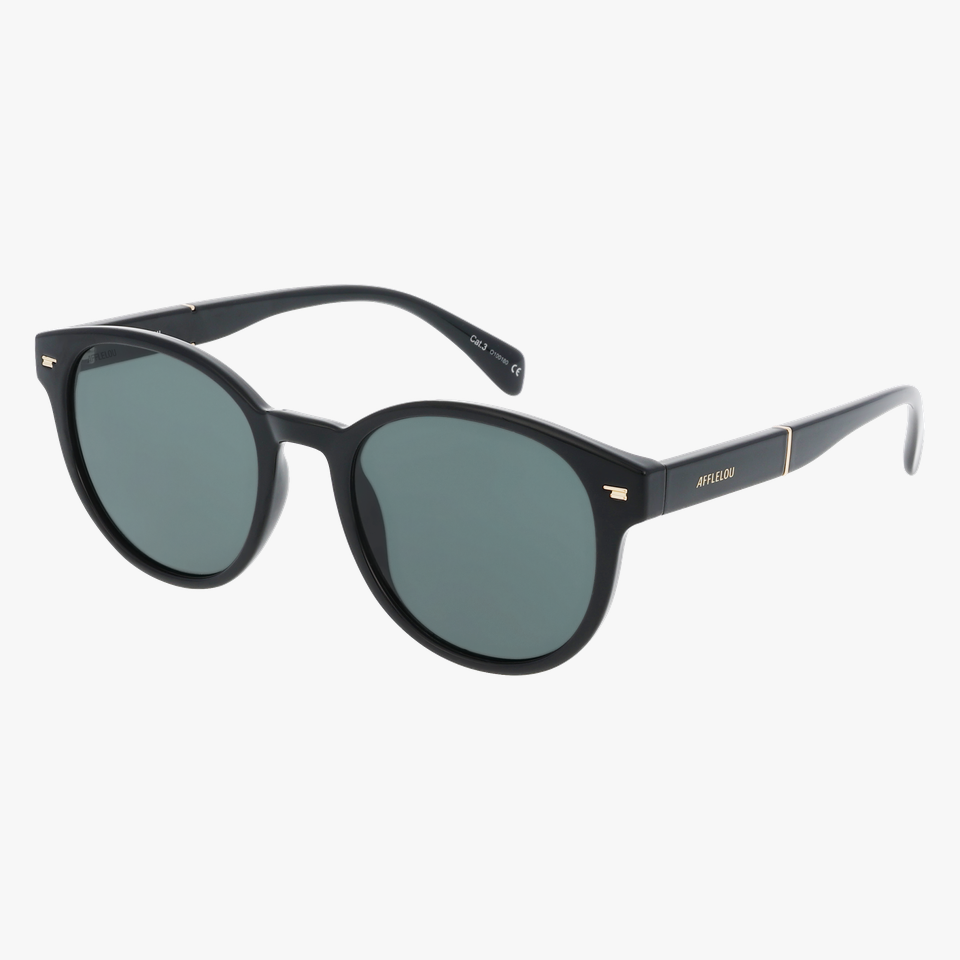 Lunettes de soleil femme BIBA noir - Vue de face