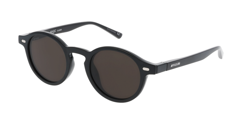 Lunettes de soleil enfant MAGIC SUNNY SUMBA noir - Vue de face