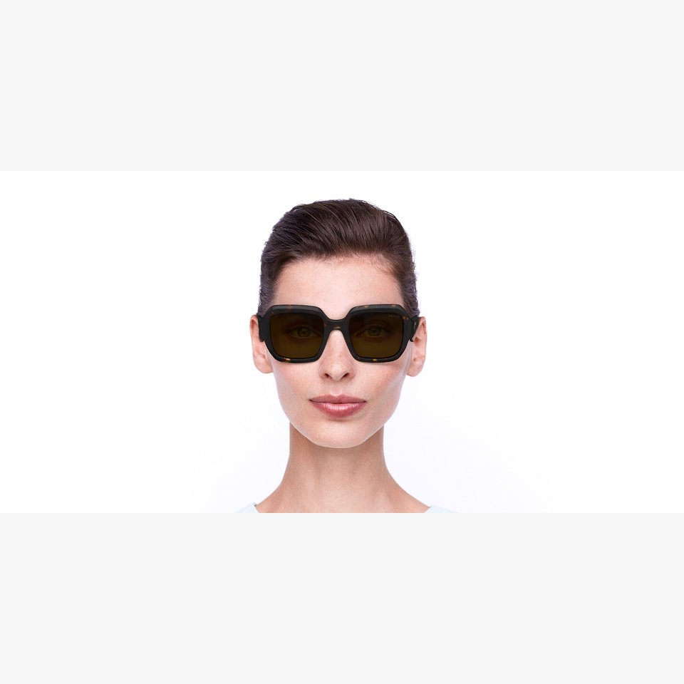 Lunettes de soleil femme PR 28ZS écaille - Vue de face